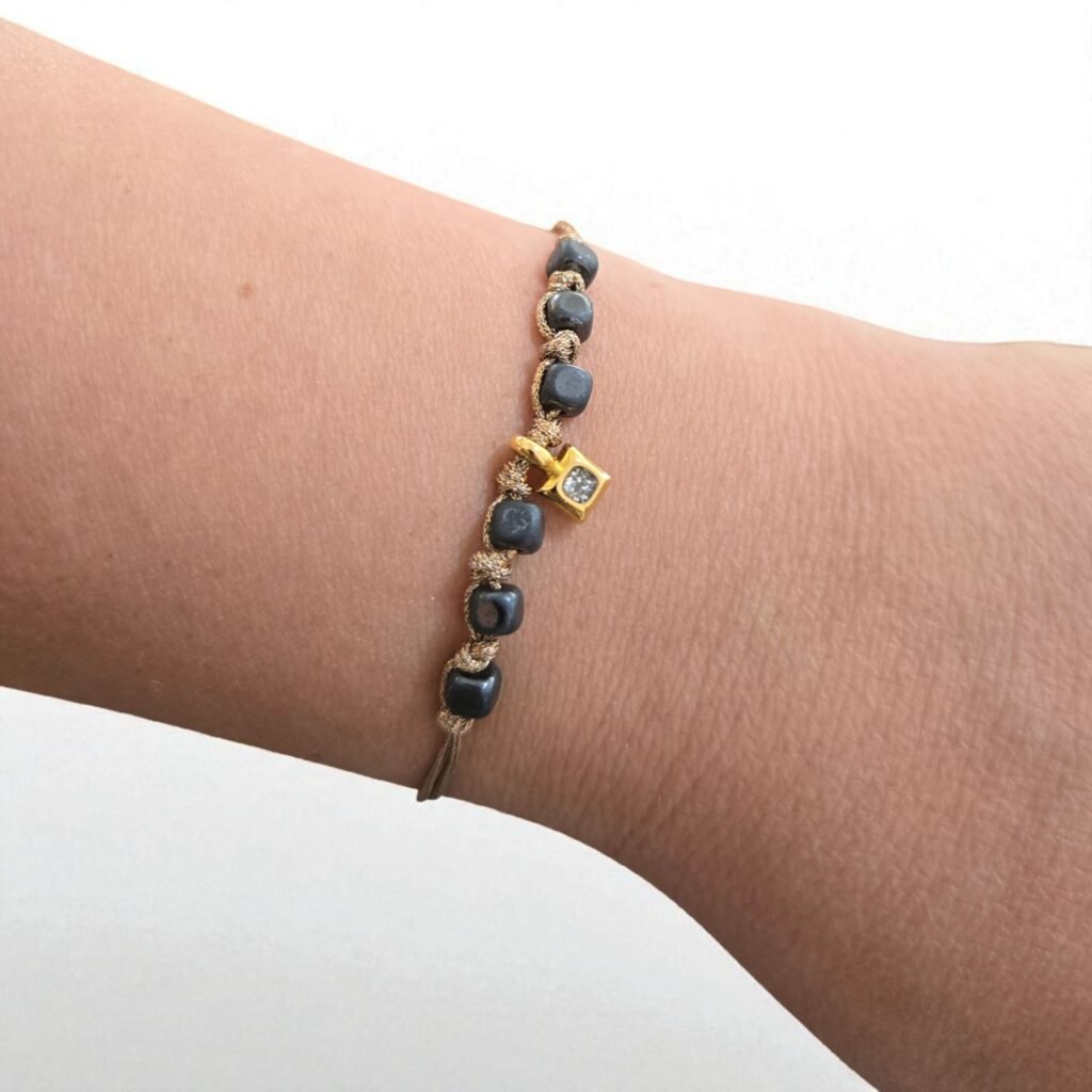 Iridizon βραχιόλι glitter επίχρυσο