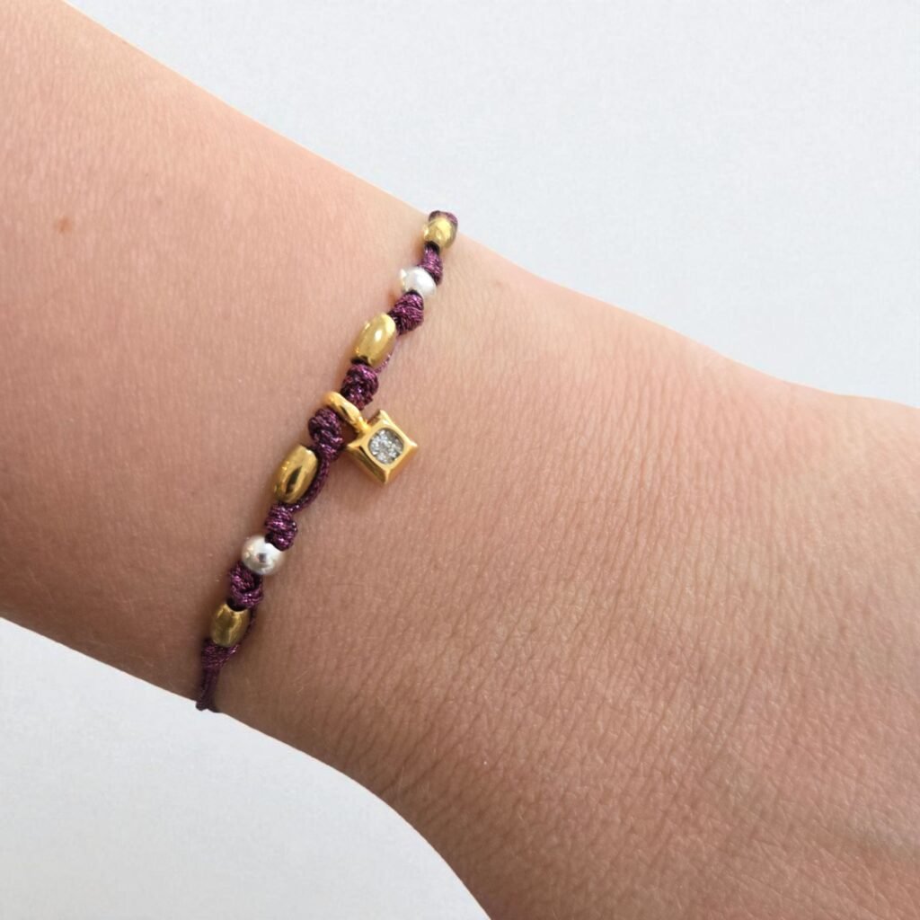 Iridizon βραχιόλι glitter επίχρυσο