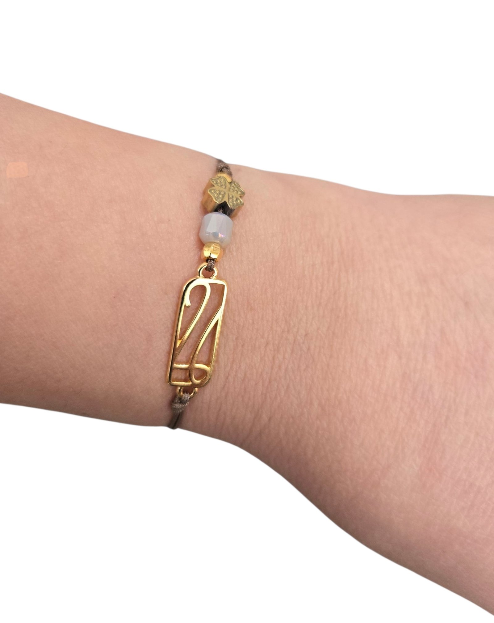 Iridizon γούρι 26 βραχιόλι id clover