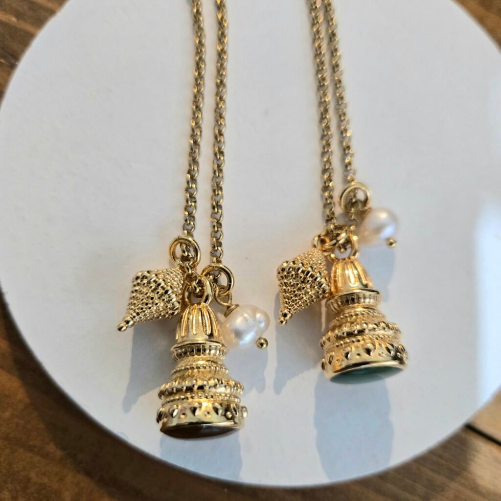 Iridizon κολιέ bell antique g
