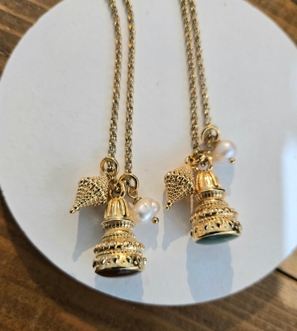 Iridizon κολιέ bell antique g