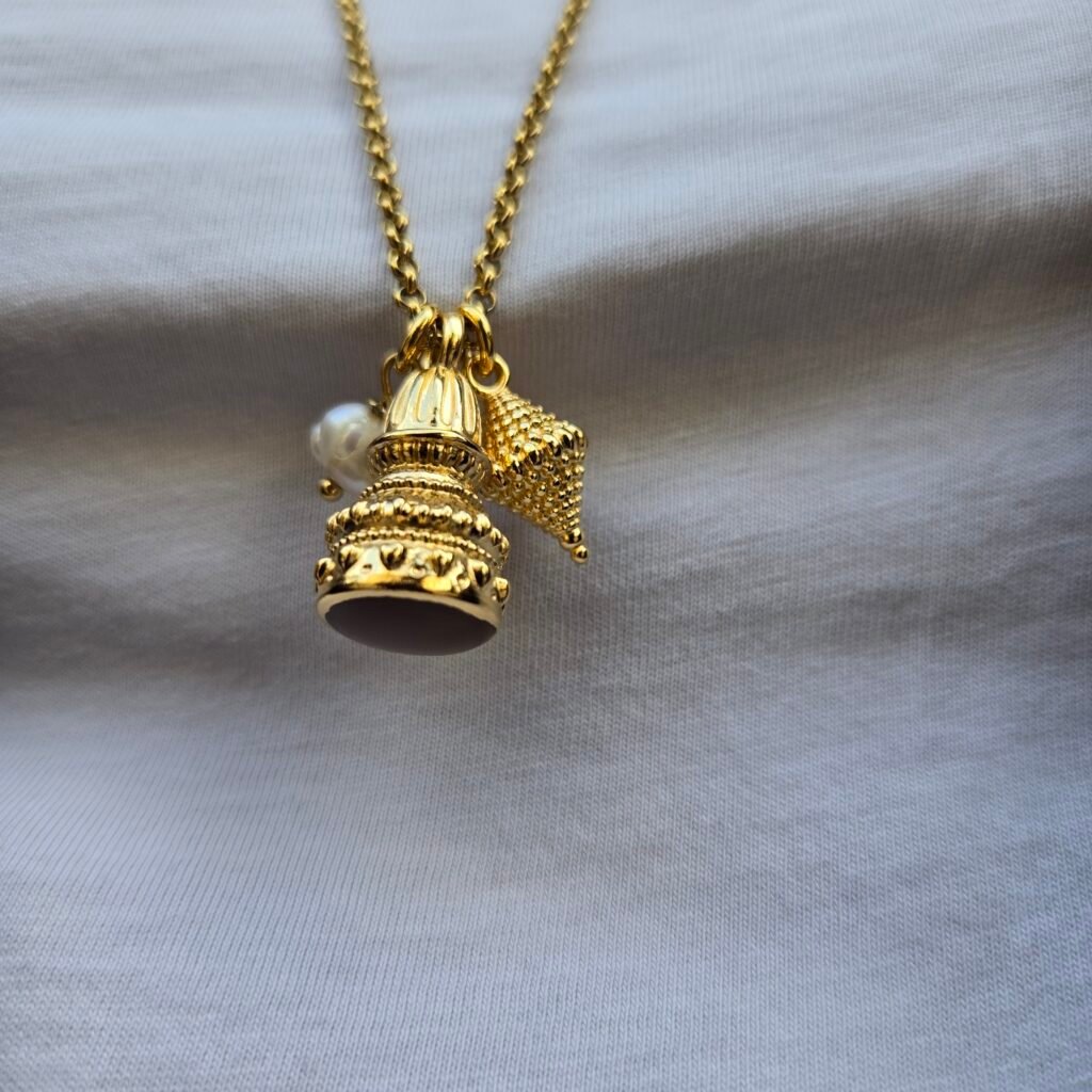 Iridizon κολιέ bell antique g