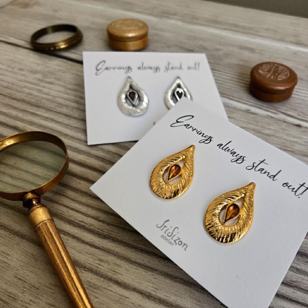 Iridizon σκουλαρίκια drop & drop enamel s