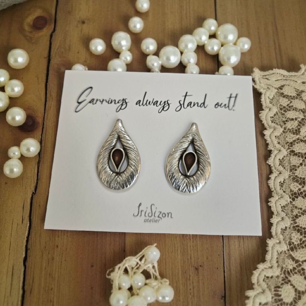 Iridizon σκουλαρίκια drop & drop enamel s