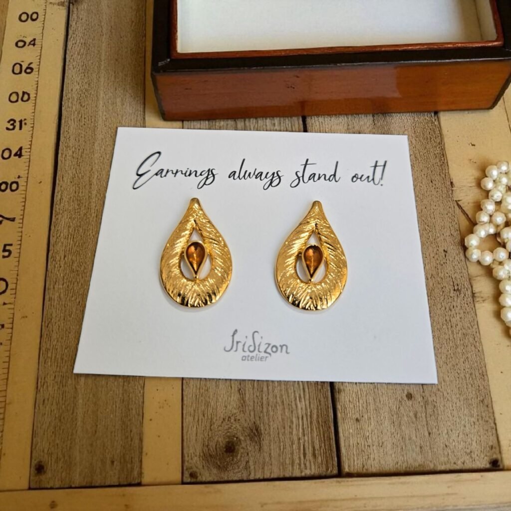 Iridizon σκουλαρίκια drop & drop enamel g