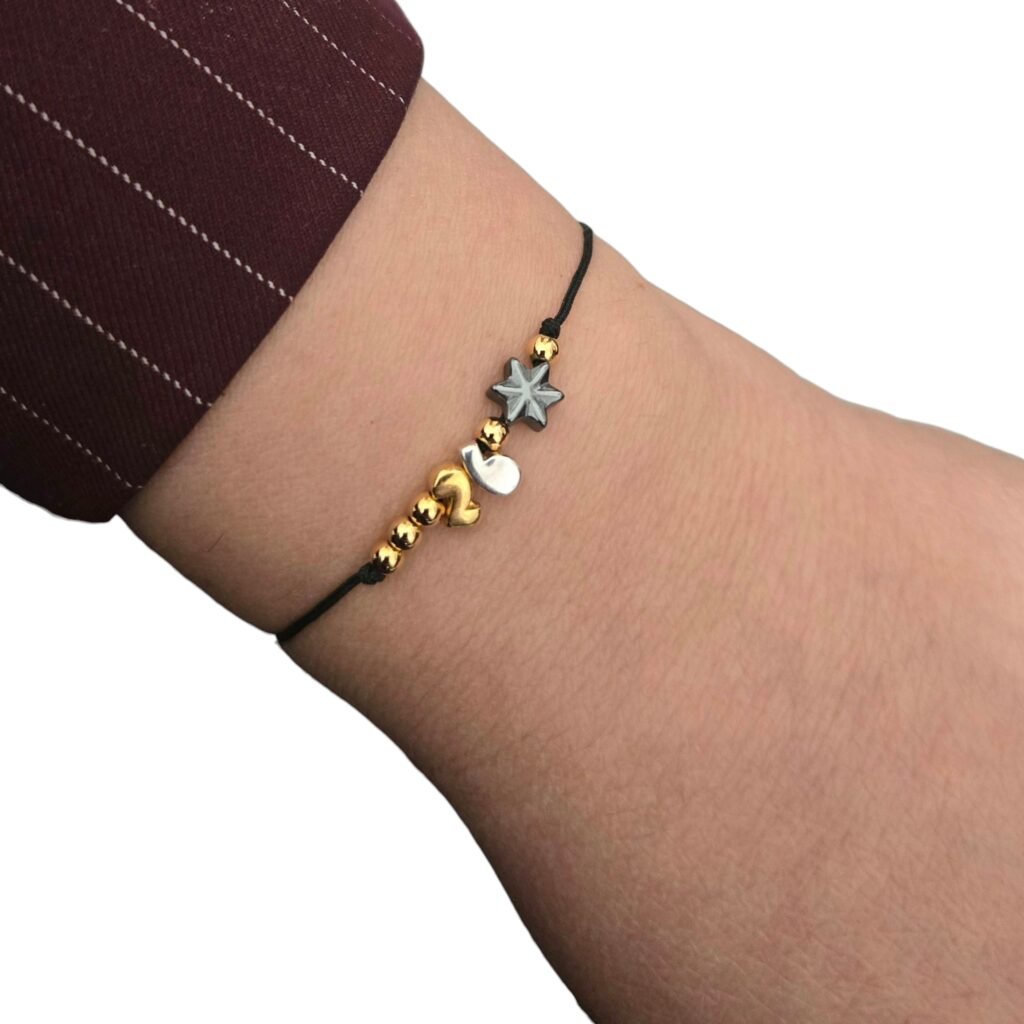 Iridizon γούρι 26 βραχιόλι ασημόχρυσο