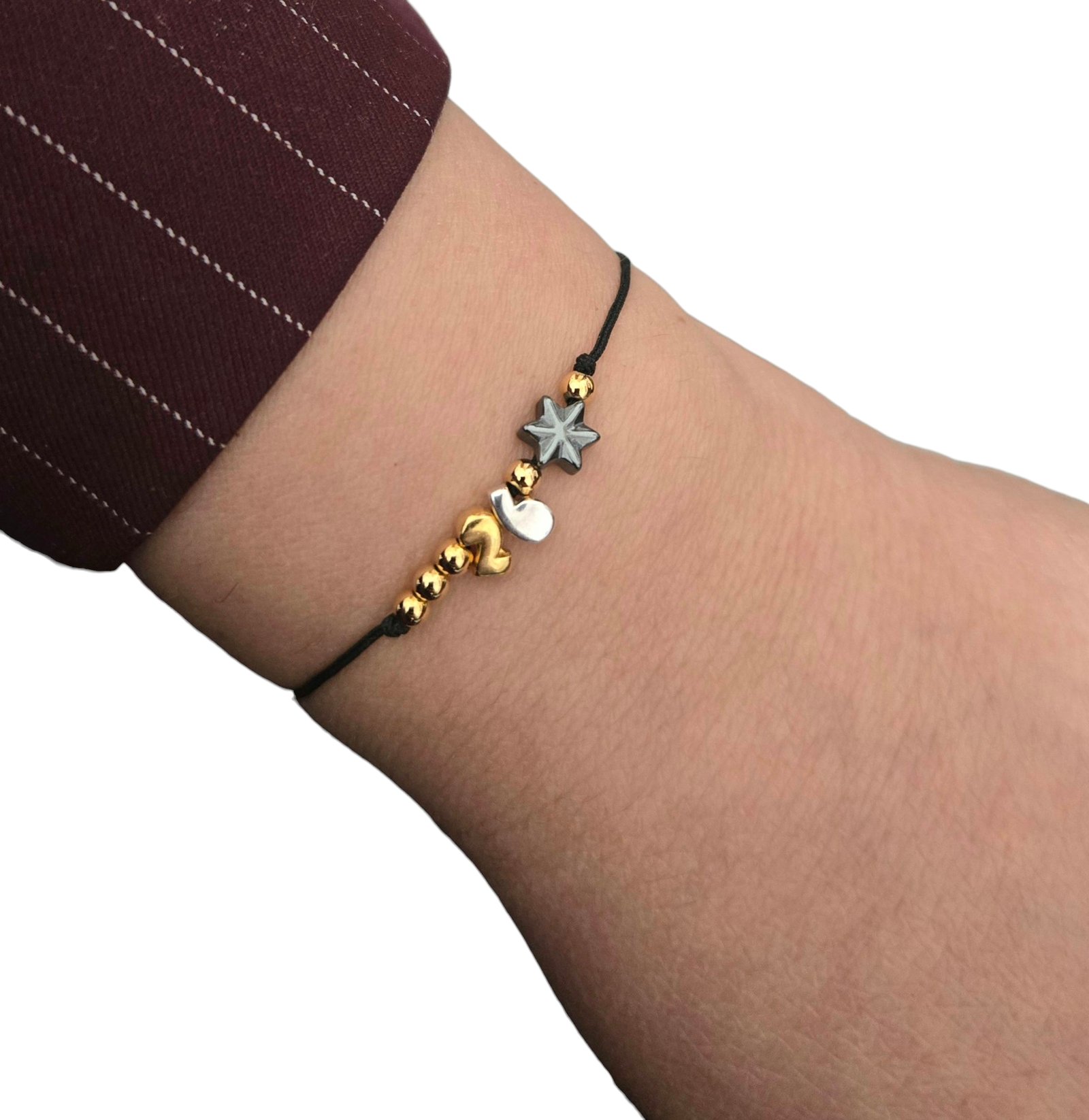 Iridizon γούρι 26 βραχιόλι ασημόχρυσο