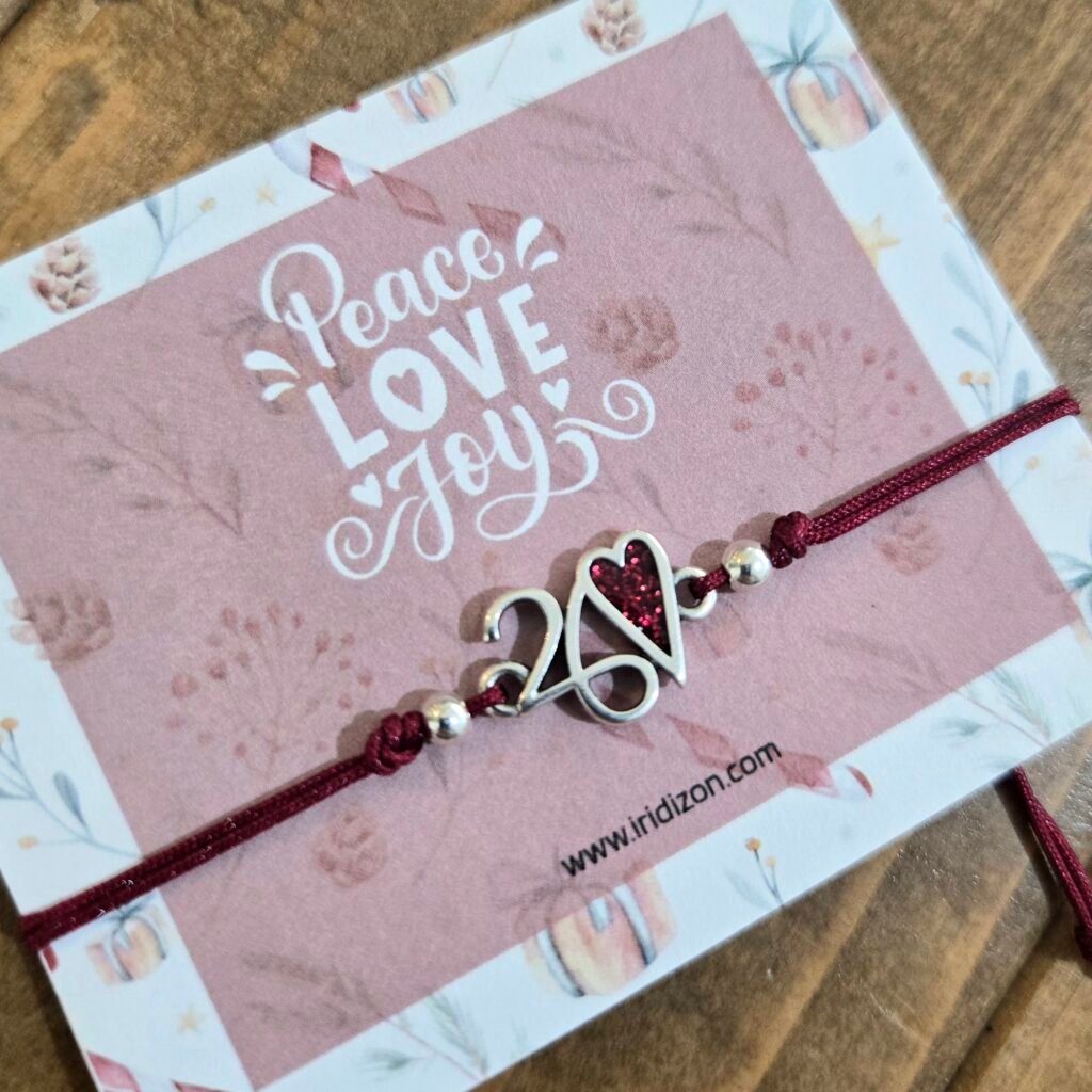 Iridizon γούρι 26 βραχιόλι καρδιά