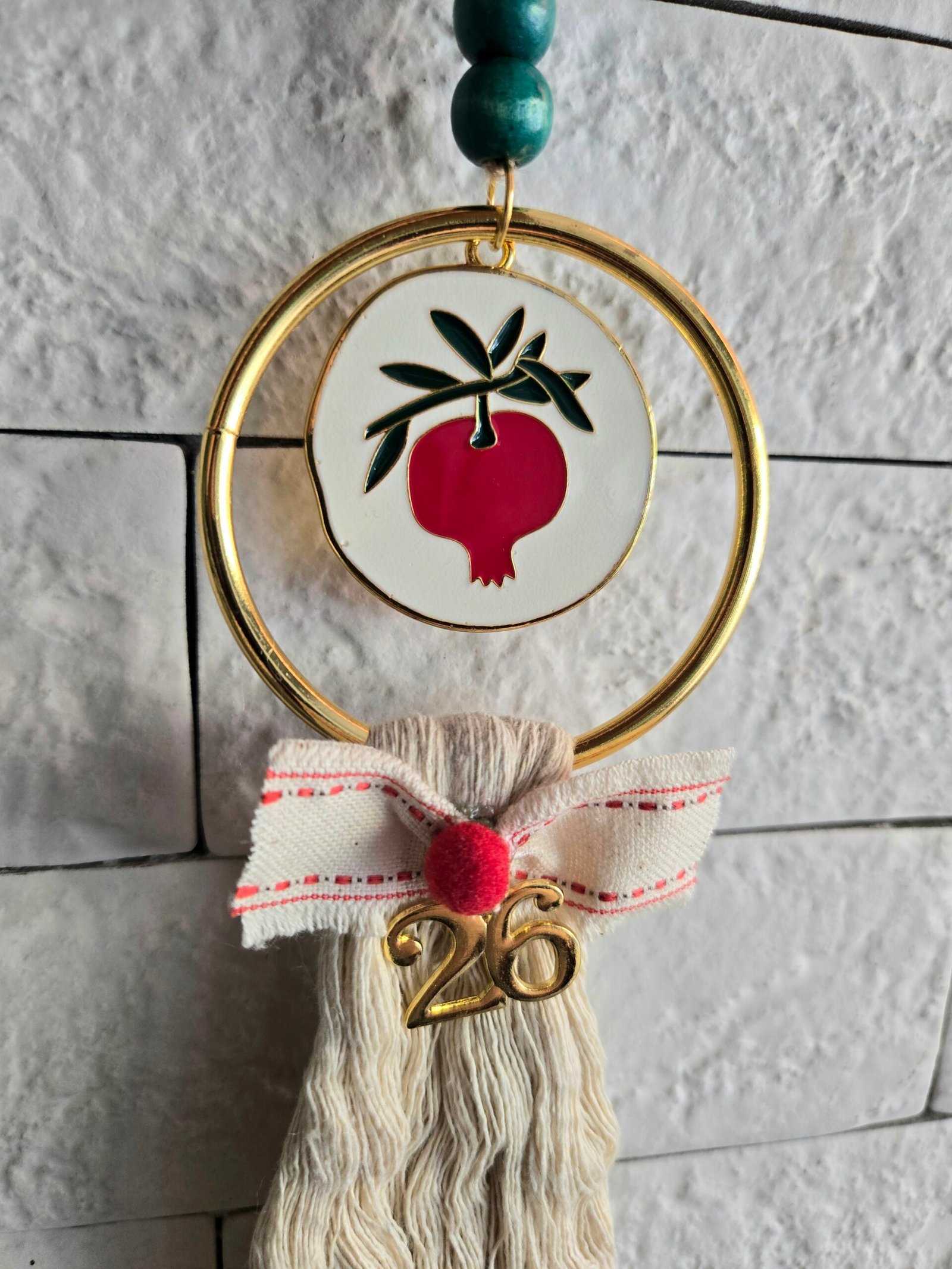 Iridizon γούρι σπιτιού κρίκος ρόδι