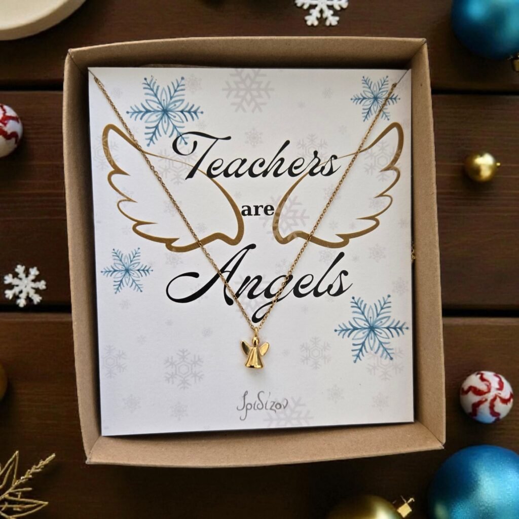 Iridizon δώρο για δασκάλα κολιέ άγγελος