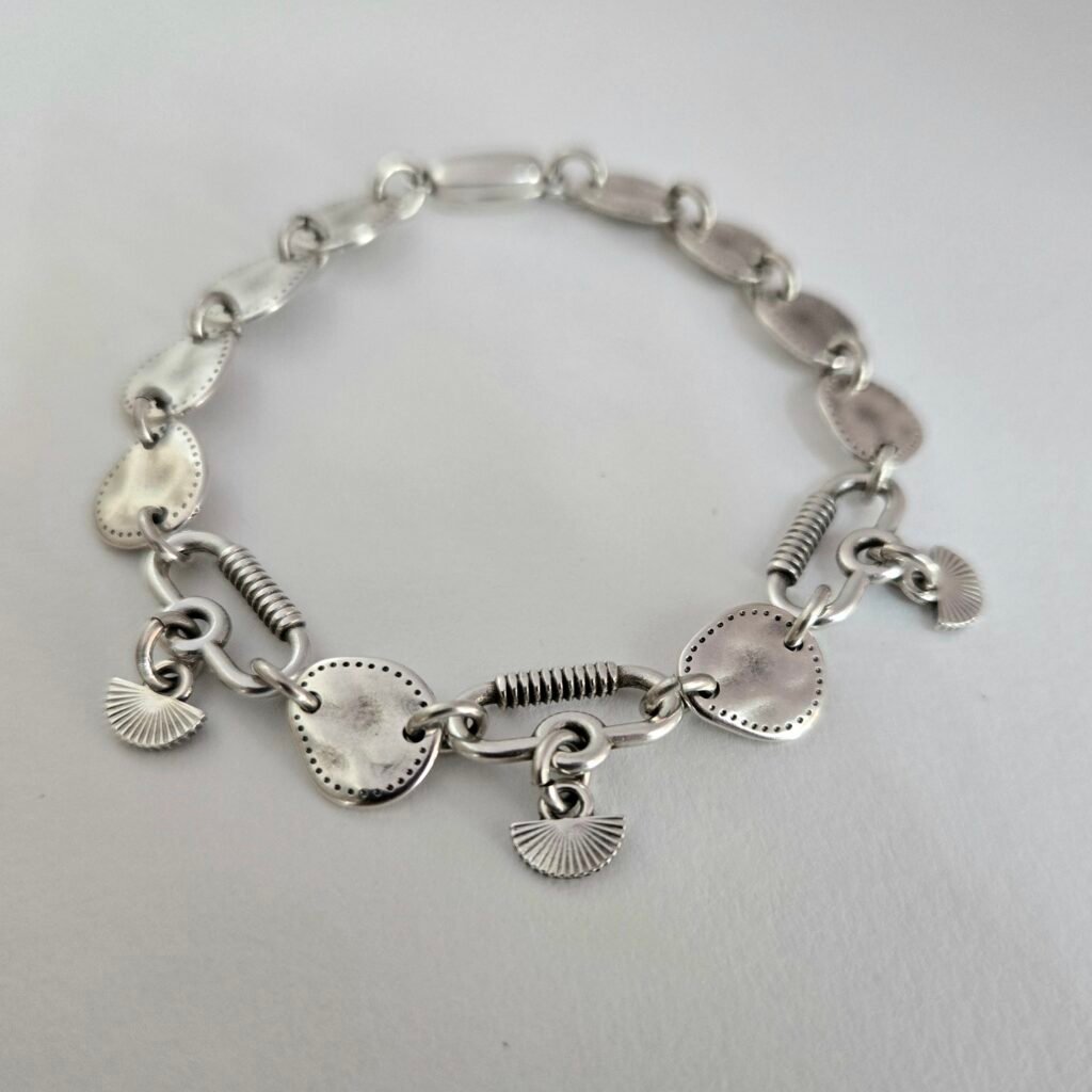 Iridizon βραχιόλι chain links βεντάλιες