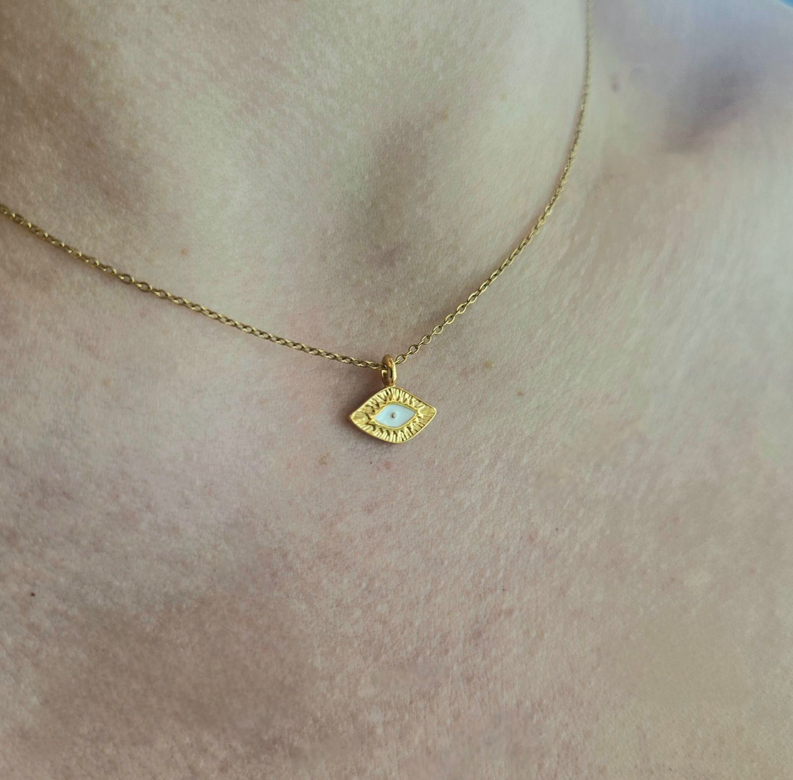 Iridizon κολιέ αλυσίδα ματάκι g - Image 3