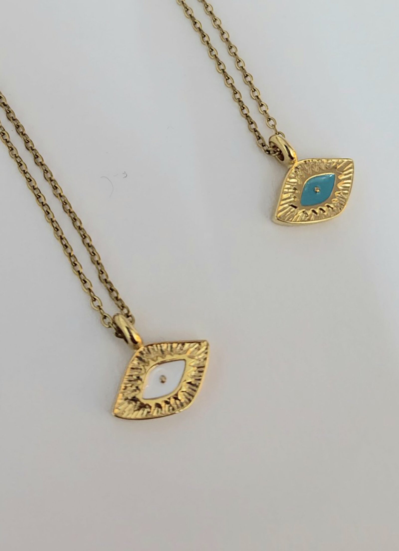 Iridizon κολιέ αλυσίδα ματάκι g