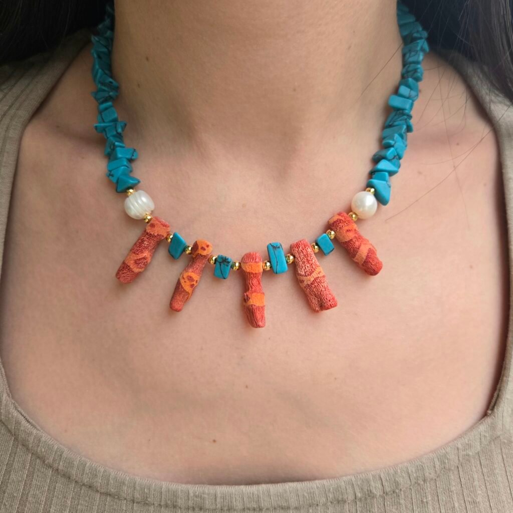 Iridizon κολιέ κοράλλι