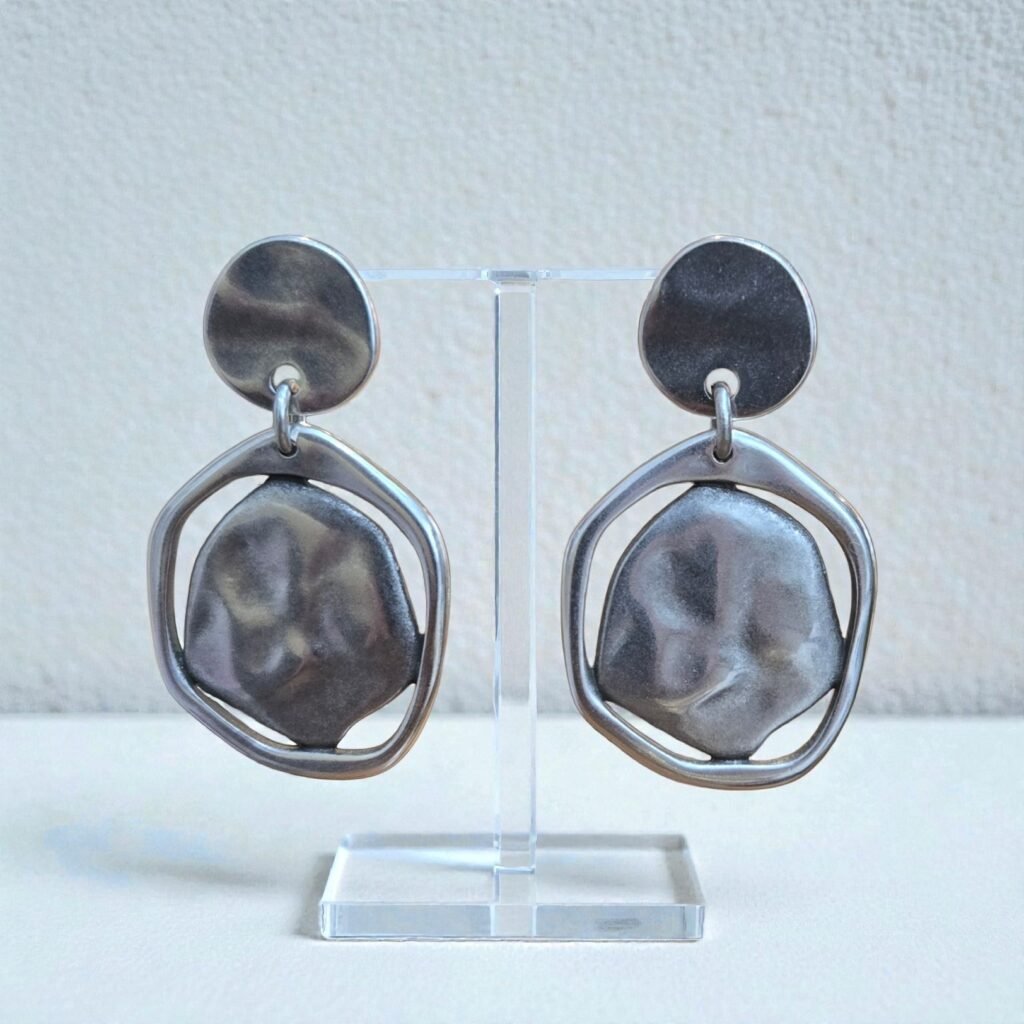 Iridizon σκουλαρίκια double disc