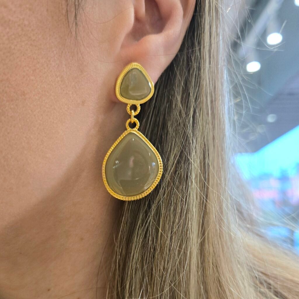 Iridizon σκουλαρίκια double enamel