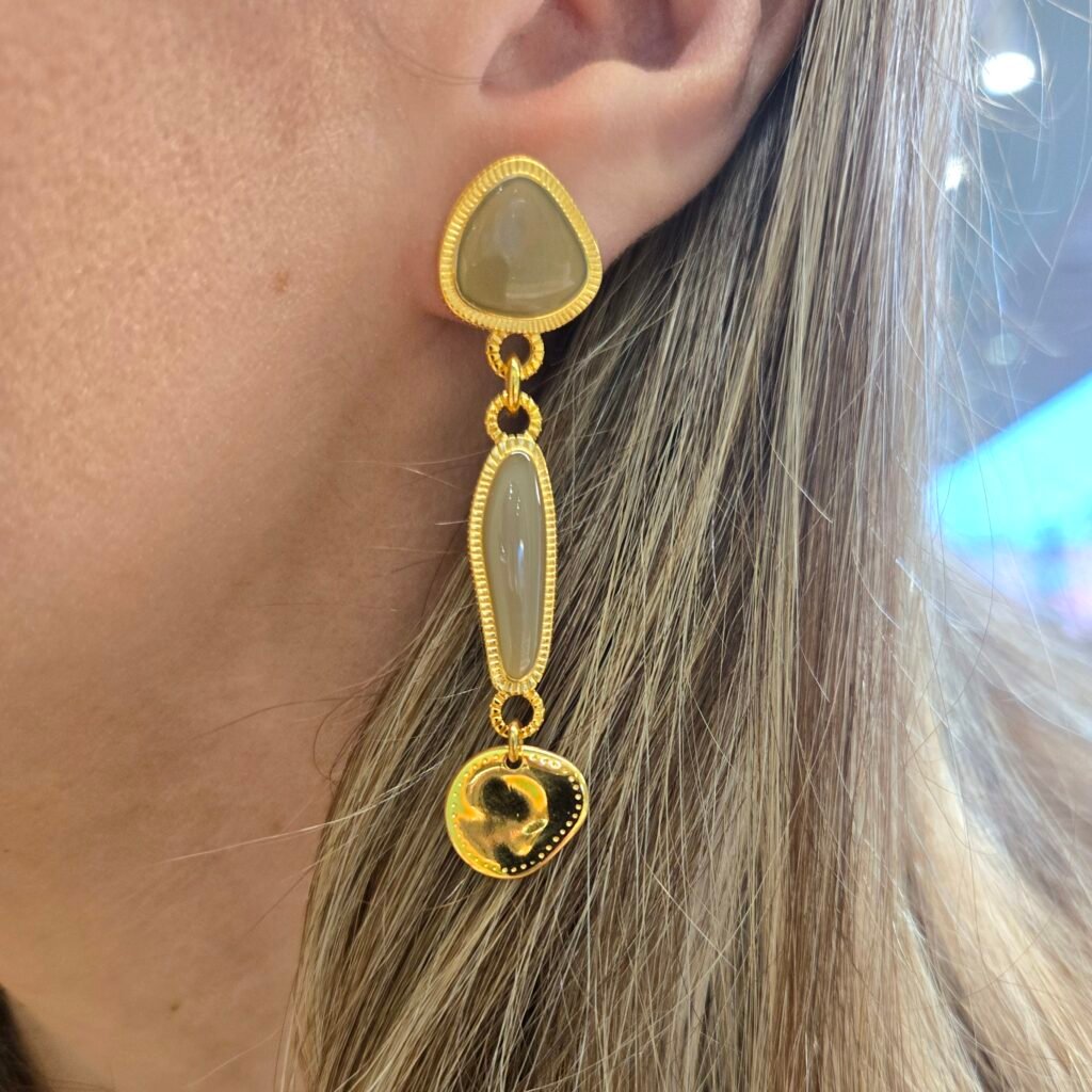 Alternative view of Iridizon σκουλαρίκια double enamel & disc