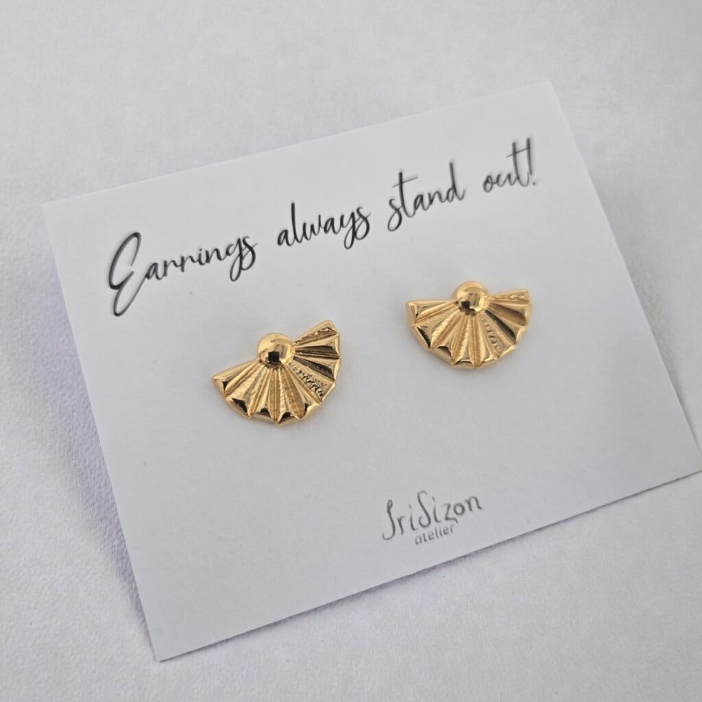 Iridizon σκουλαρίκια fan