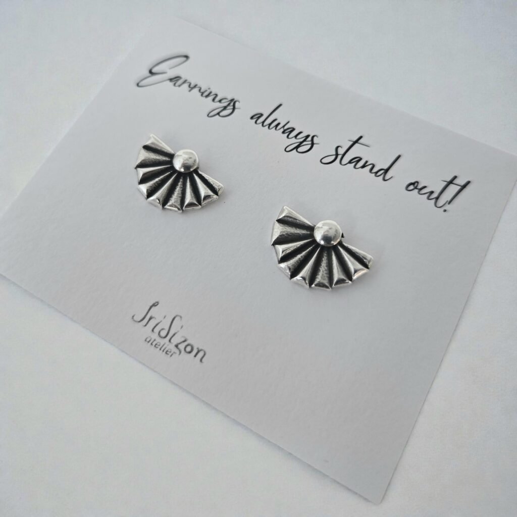 Iridizon σκουλαρίκια fan