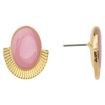 Iridizon σκουλαρίκια οβάλ με σμάλτο g