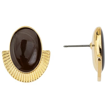 Iridizon σκουλαρίκια οβάλ με σμάλτο g