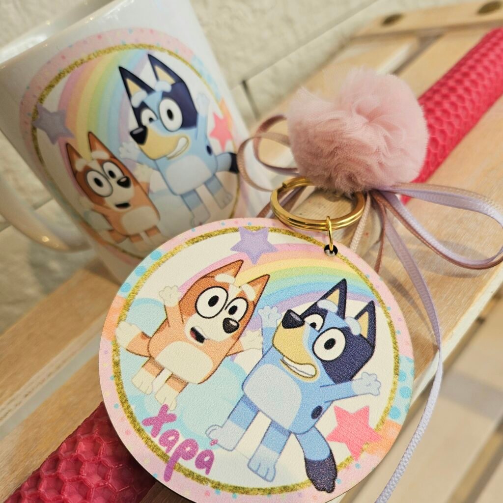 Iridizon λαμπάδα κούπα Bluey