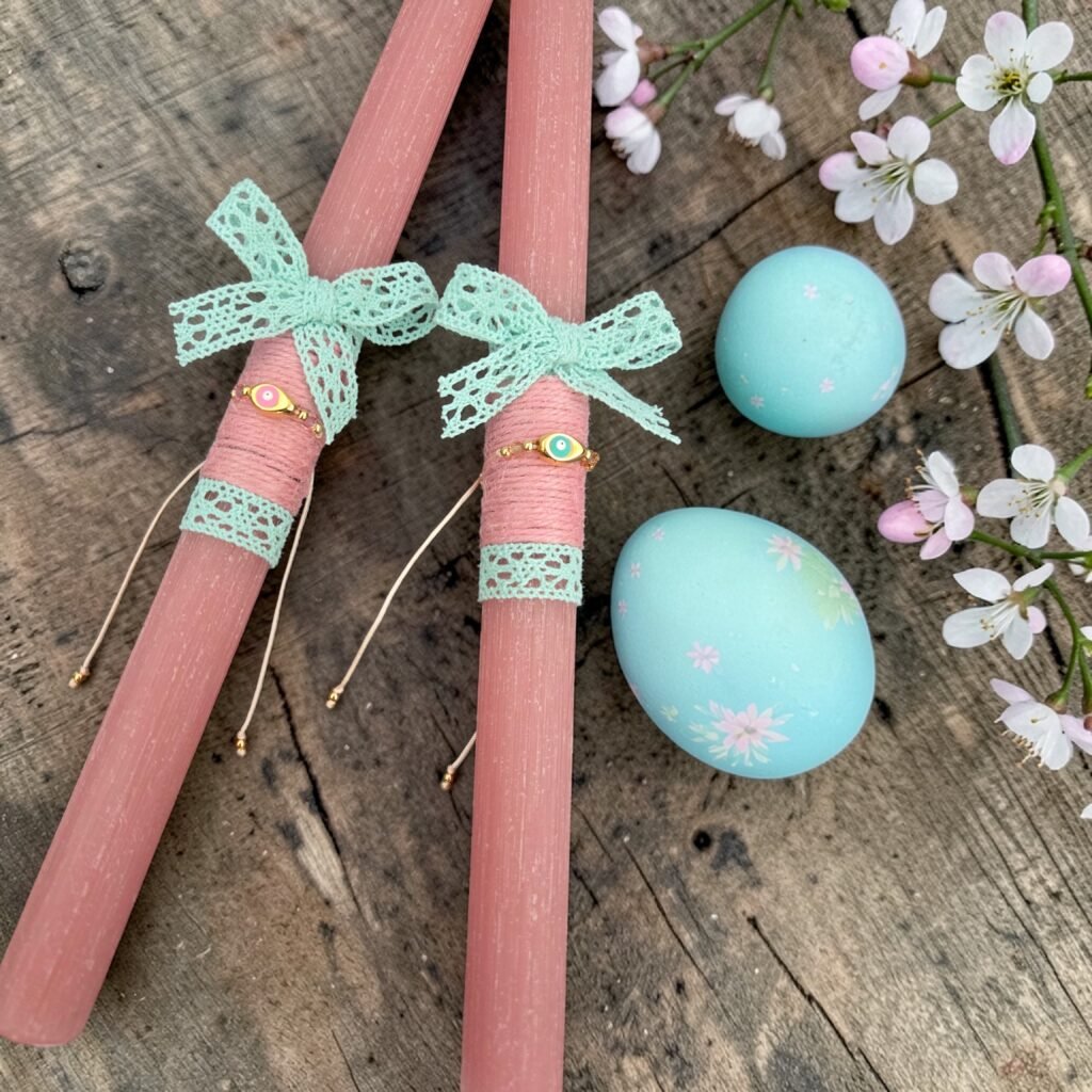 Iridizon λαμπάδα με βραχιόλι μάτι