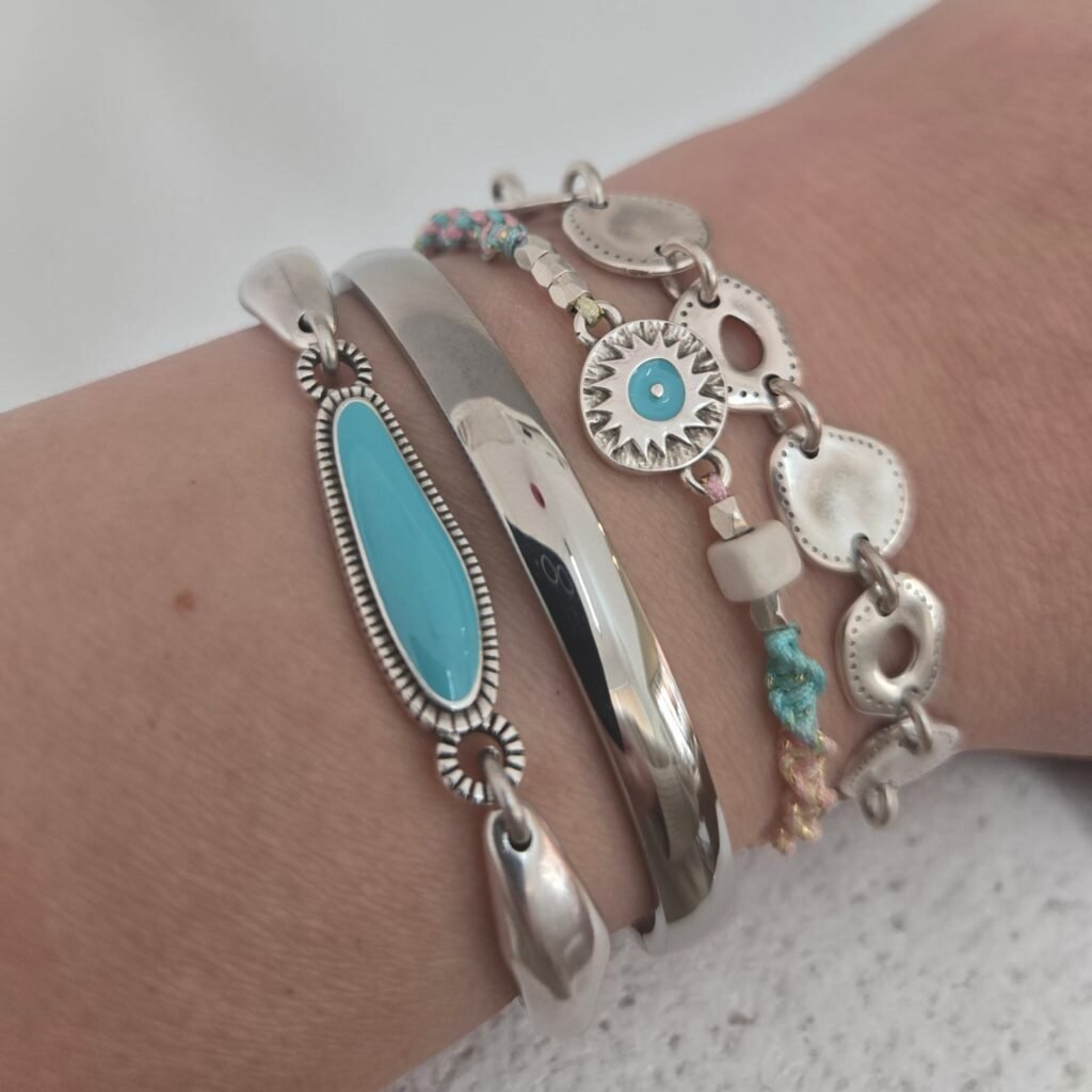 Iridizon βραχιόλι bangle organic enamel