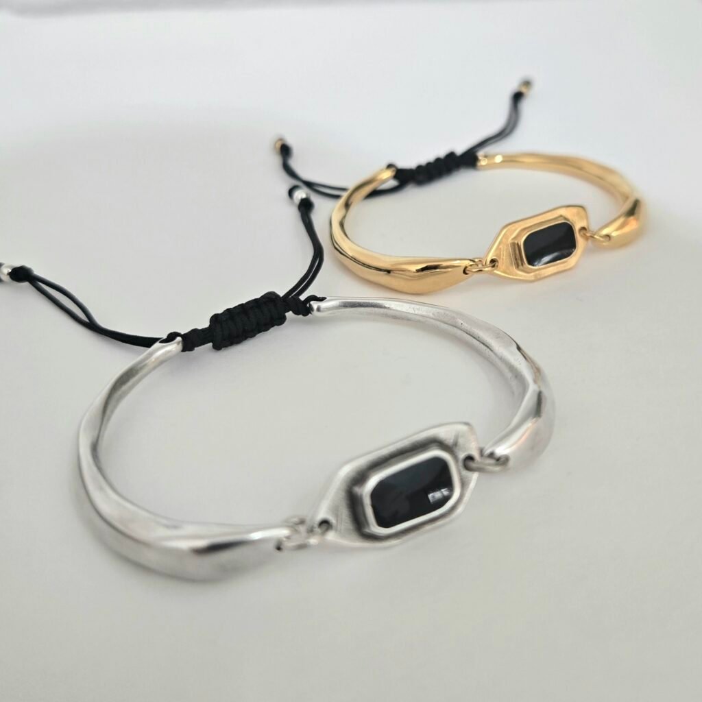 Alternative view of Iridizon βραχιόλι bangle polygon enamel