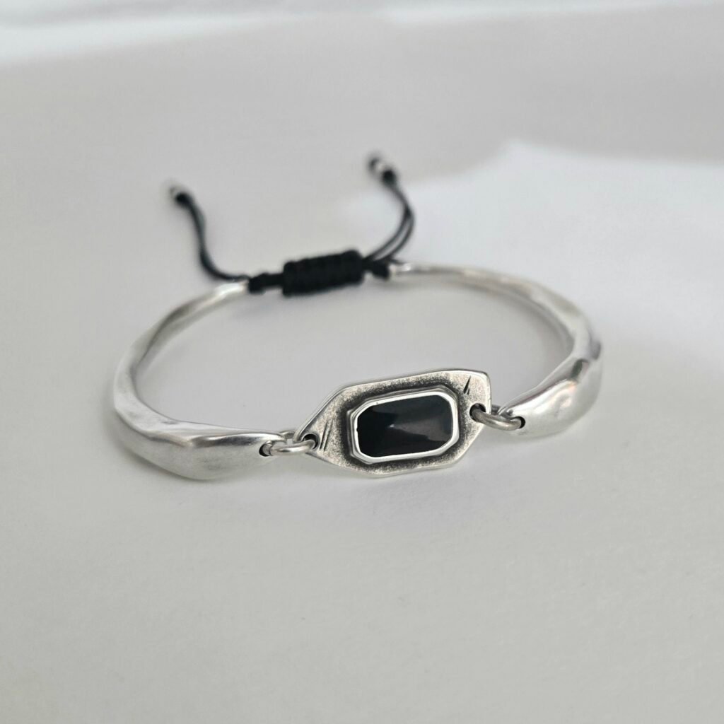 Iridizon βραχιόλι bangle polygon enamel