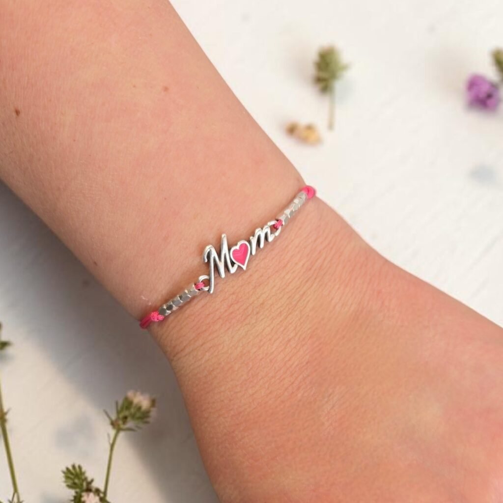 Iridizon βραχιόλι μαμά καρδιά σμάλτο