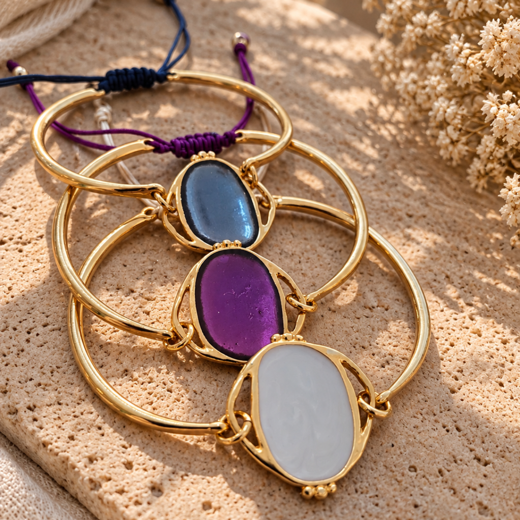 Iridizon βραχιόλι bangle & enamel (5)