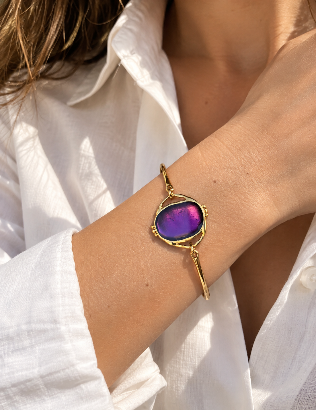Iridizon βραχιόλι bangle & enamel - Image 2
