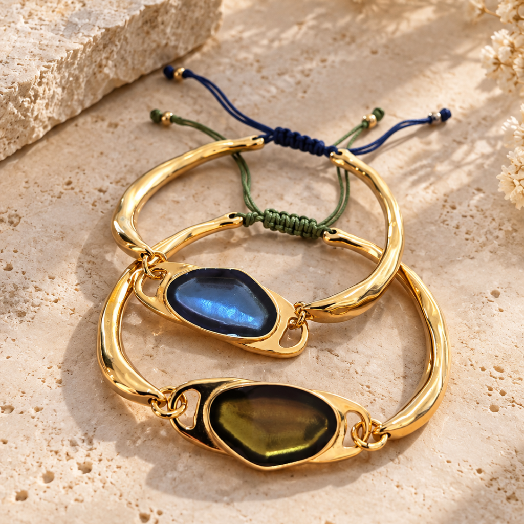 Iridizon βραχιόλι bangle με σμάλτο